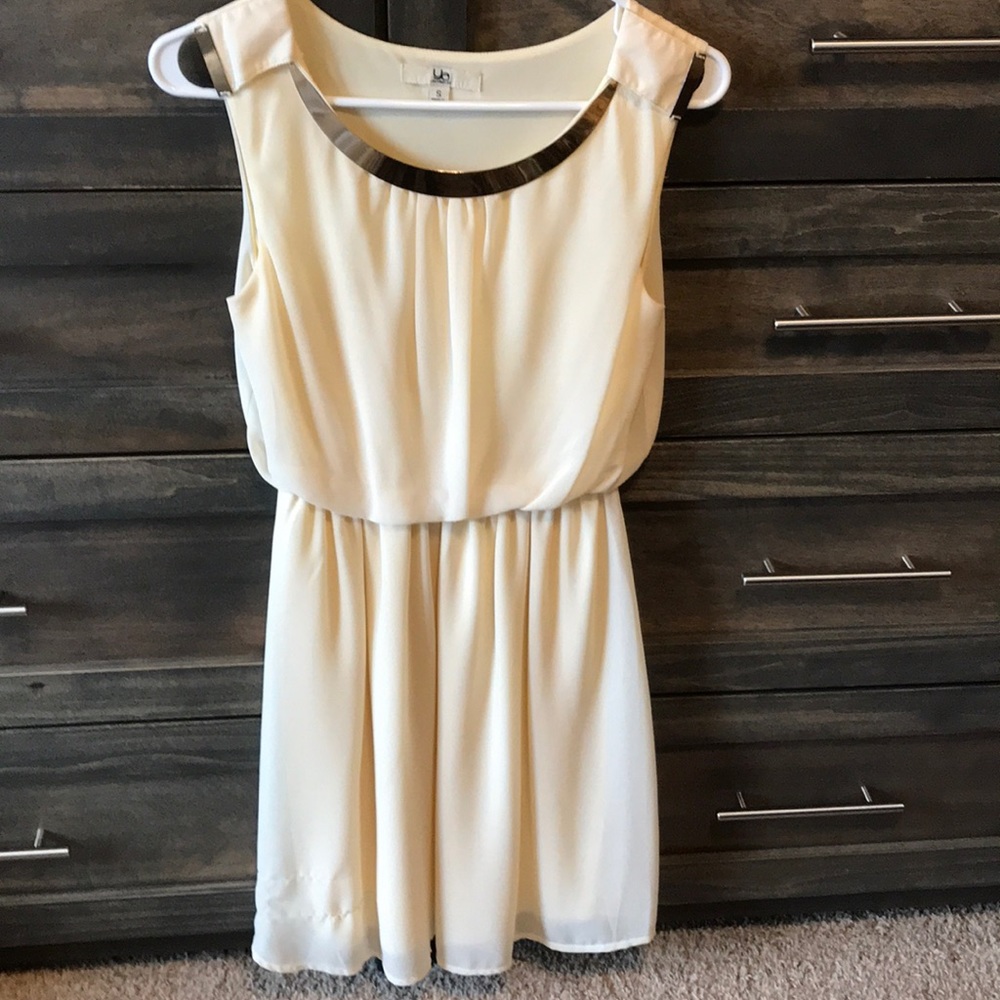White and Gold Dress